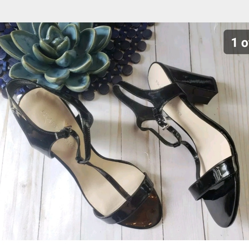 Jaunt Women Black Strappy High Heel Shoe Size 10 M